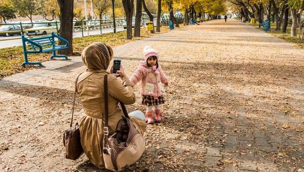 عکس از طبیعت پاییزی تبریز