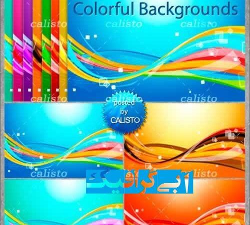 دانلود عکس تصویر زمینه رنگارنگ