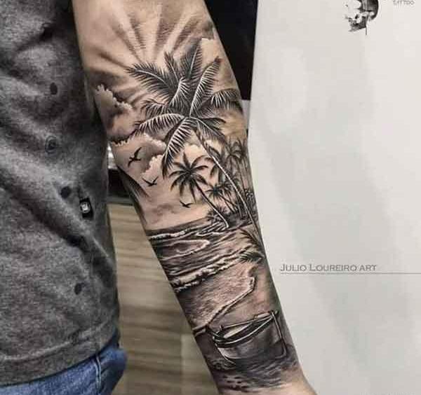 عکس تاتو ساده روی دست