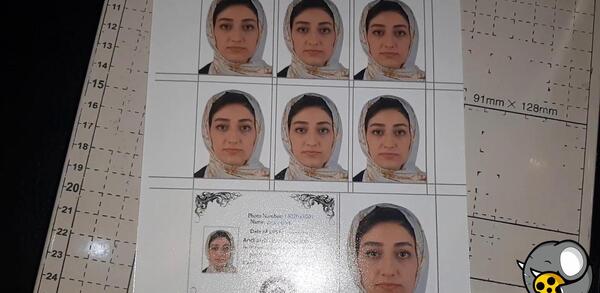 عکس بیومتریک برای سفارت اتریش