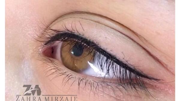 عکس تاتو بن مژه پایین