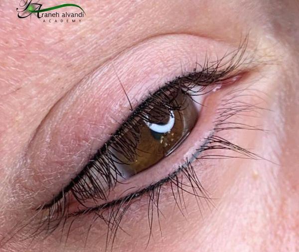 عکس تاتو بن مژه پایین