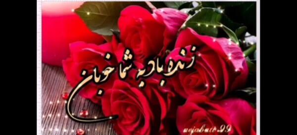 عکس پیام تشکر بابت تبریک گفتن تولد