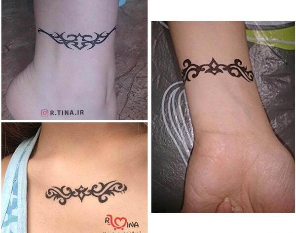 عکس های تاتو سیم خاردار