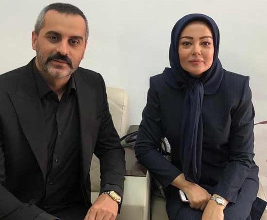 عکس بهاره غفاری و همسرش