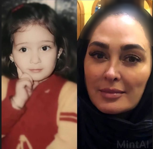 عکس بچگی الهام حمیدی