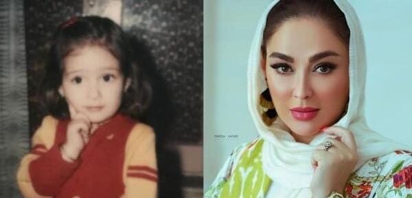 عکس بچگی الهام حمیدی