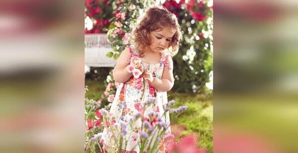 ژست عکس بچه در طبیعت