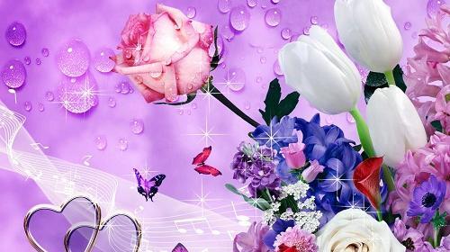 عکس گل های بهاری جدید