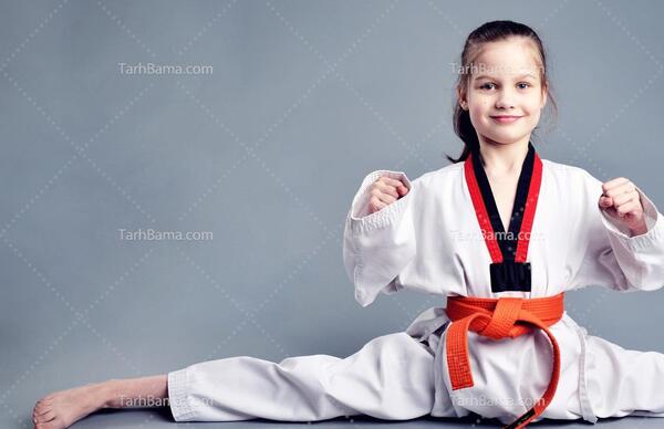 عکس دختر بچه ژیمناستیک کار