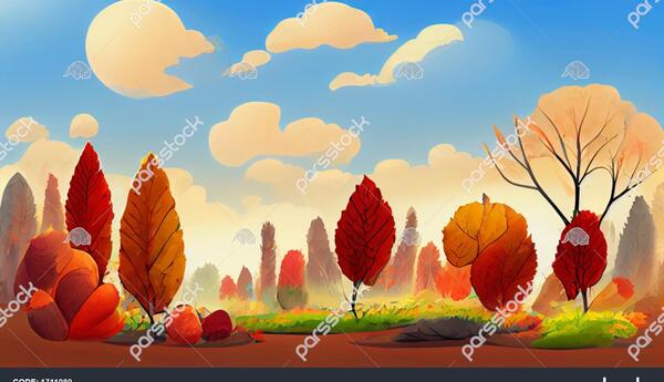 عکس جنگل پاییزی برای تصویر زمینه