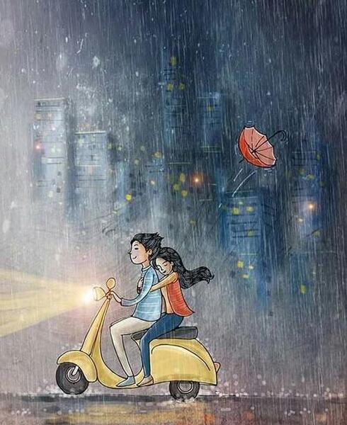عکس تصویر زمینه عروسکی عاشقانه