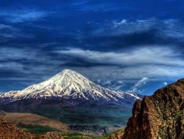 عکس آتشفشان قله دماوند