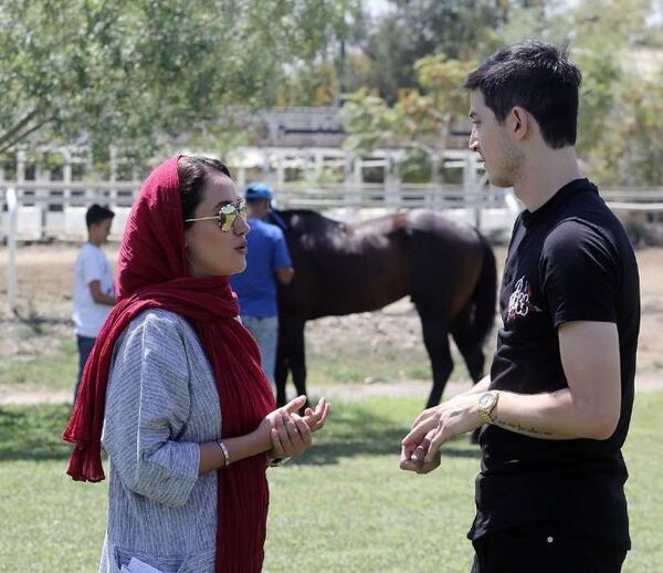 عکس بهار افشاری و همسرش
