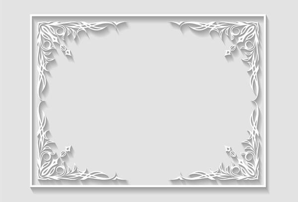 دانلود عکس حاشیه گل دار