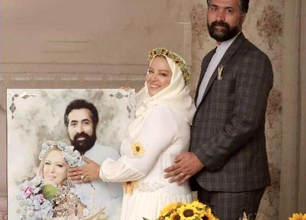 عکس بهاره صدیقی و همسرش