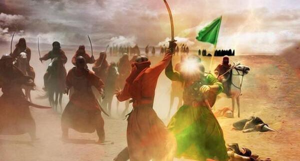 عکس لباس جنگی امام علی
