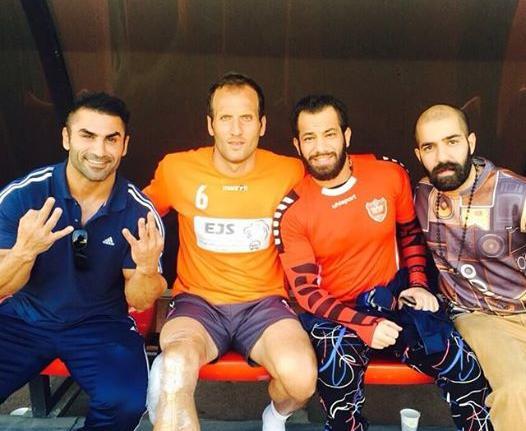 عکس امیر تتلو با لباس پرسپولیس