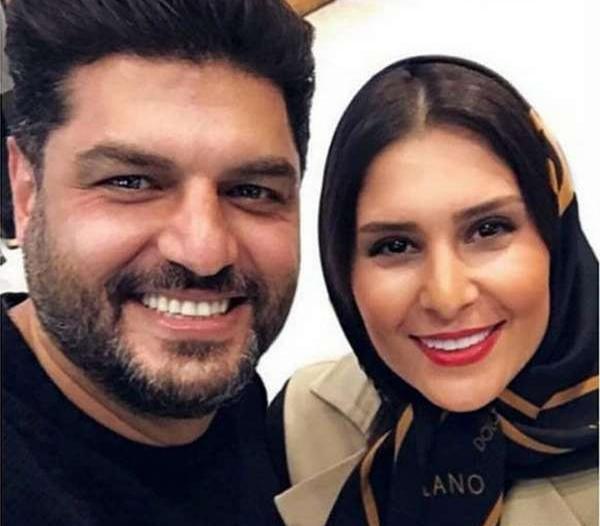 عکس بچه سام درخشانی و همسرش