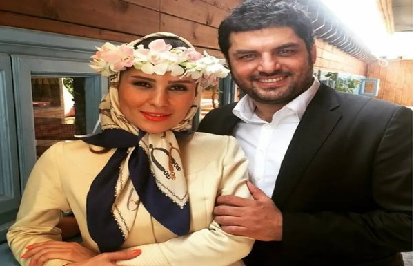 عکس بچه سام درخشانی و همسرش