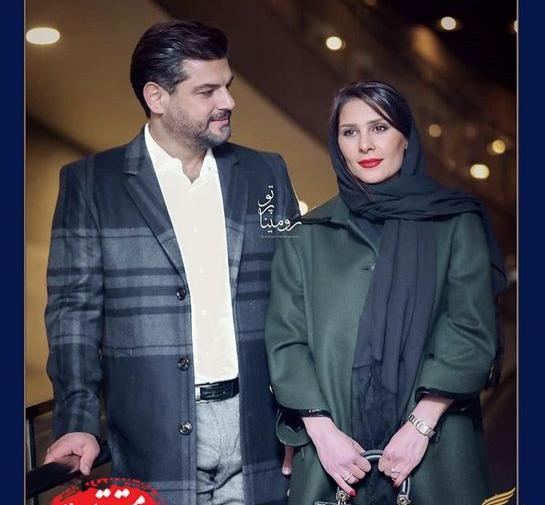 عکس بچه سام درخشانی و همسرش