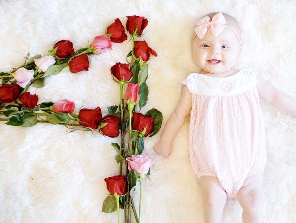 عکس العمل بچه چهار ماهه