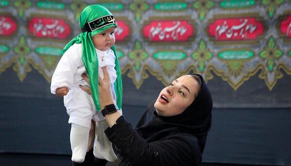 عکس از امام حسین و علی اصغر