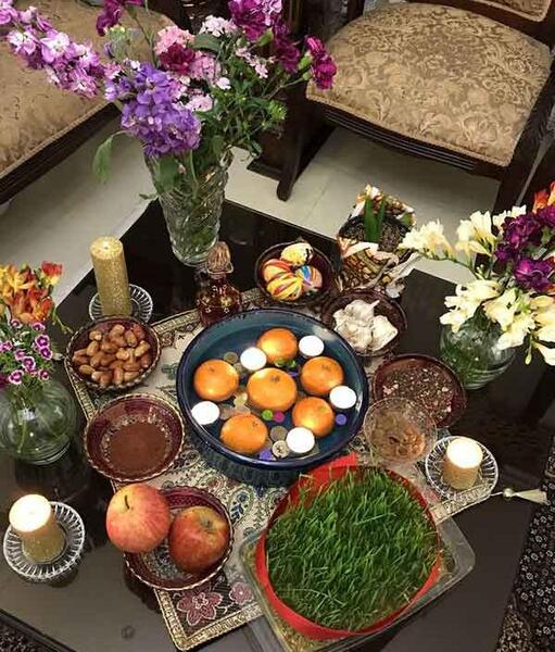 عکس تزیین سفره هفت سین سنتی