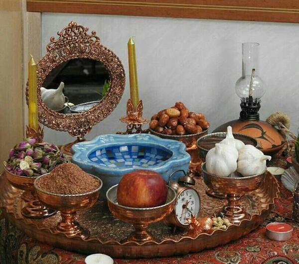 عکس تزیین سفره هفت سین سنتی