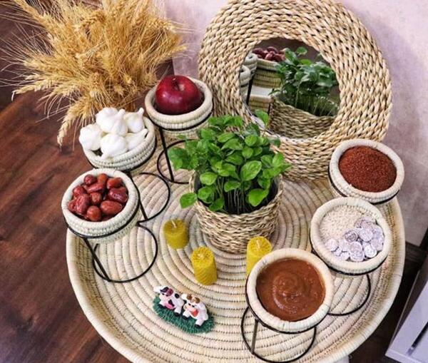 عکس تزیین سفره هفت سین سنتی