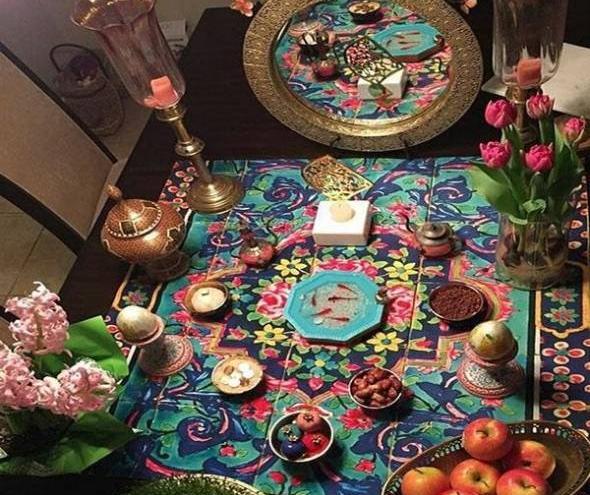 عکس تزیین سفره هفت سین سنتی