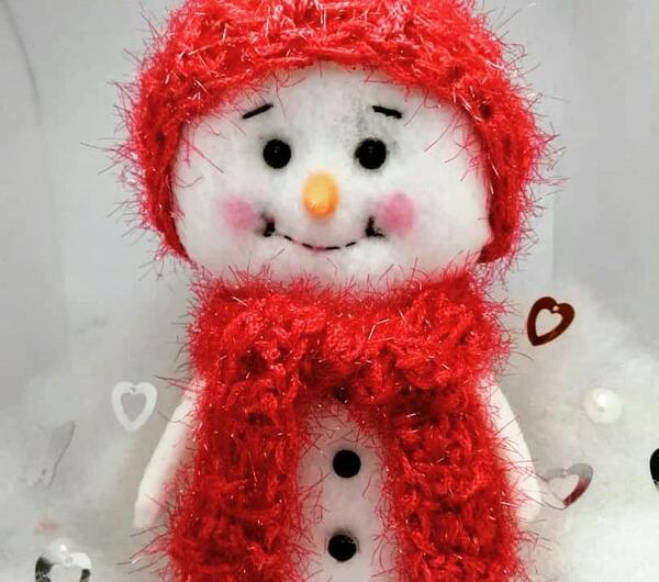 عکس عروسک آدم برفی