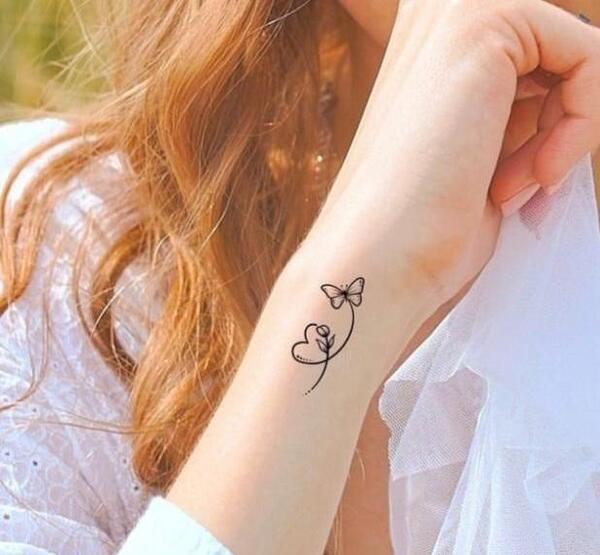 عکس تاتو صورت زیبا