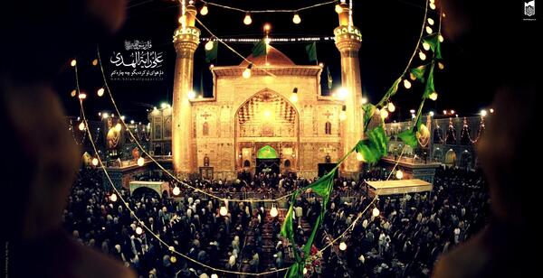 عکس زیبا از حرم امام علی علیه السلام