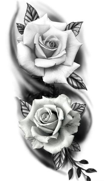 عکس تاتو مردانه روی کاغذ