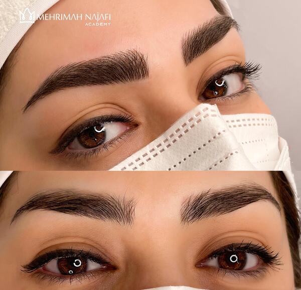 عکس تاتو ابرو مشکی