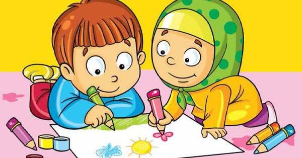 عکس نقاشی بهار کارتونی