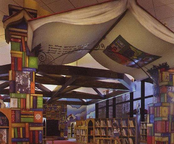 عکس کتابخانه فانتزی برای پروفایل