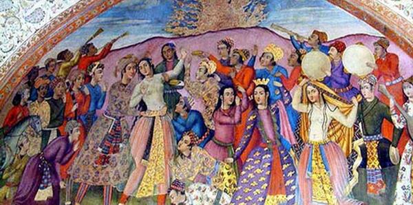 عکس پریدن از روی آتش چهارشنبه سوری