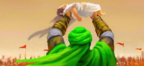 عکس امام علی با کودکان