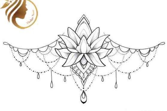 عکس تاتو روی گودی کمر