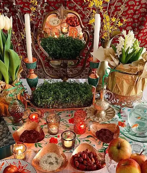 عکس سفره هفت سین برای عروس