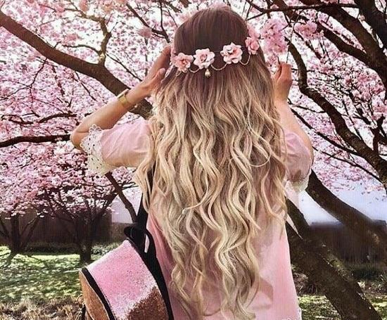 عکس دختر بهار برای پروفایل