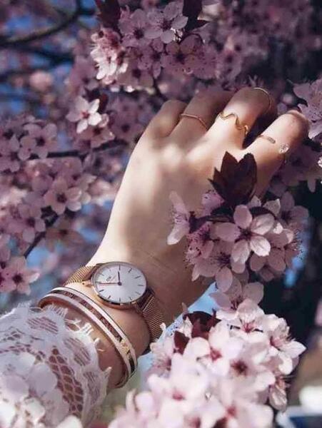 عکس دختر بهار برای پروفایل