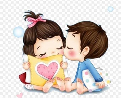عکس عاشقانه بچه گانه کارتونی
