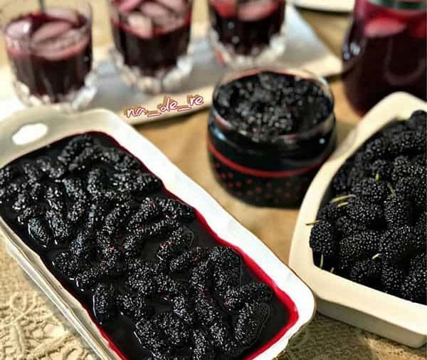 عکس ژله توت سیاه