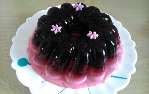 عکس ژله توت سیاه