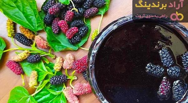 عکس ژله توت سیاه