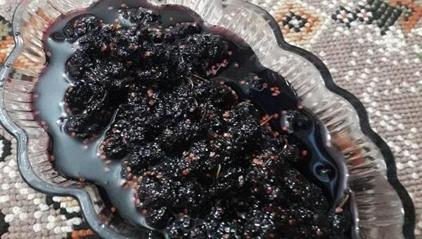 عکس ژله توت سیاه