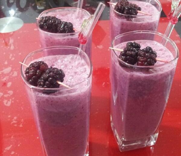 عکس ژله توت سیاه